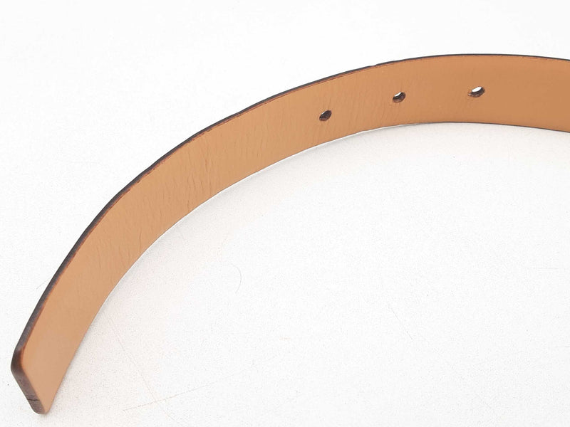 Salvatore Ferragamo Brown Leather Reversible Double Gancini Belt Sd0325lrzsa