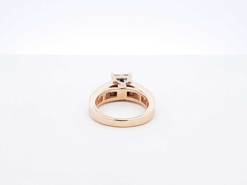 1.66 Cttw Diamond & 14k Yellow Gold Engagement Ring 7.4 Grams Size 6 Fwlzxzdu