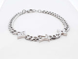 Louis Vuitton Monogram Row Silver-tone Bracelet 7 Inch Fw0925lordu