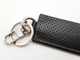 Ferrari Black Leather Keychain Do0825rxde