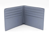 Gucci Bifold Wallet In Gg Supreme Coated Canvas & Dusty Blue Leather Fw0426ozxdu