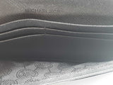 Michael Kors Saffiano Flap Long Wallet Black Aa0825lzsa