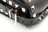 Valentino Garavani Rockstud Black Leather Crossbody Bag Eb0826rxzsa