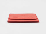 Mcm Ottomar Card Case In Hot Coral Monogram Leather Fw0926rxdu