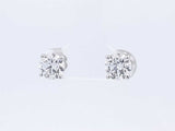 2.16ctw Lab Grown Diamond Stud Earrings In 14k White Gold 1.1 Grams Sd0723srxsa