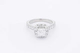 1.79cttw Diamond Ring In Platinum 8.4 Grams Size 6.25 Eb0426wrxzsa