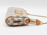 Louis Vuitton Eva Convertible Clutch In Damier Azur Coated Canvas Fw1125wordu