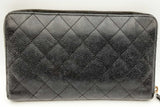 Chanel Quilted Cavier Zip Around Wallet Eb0924wxzdu