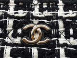 Chanel Black & White Tweed Top Handle Vanity Bag Eb0226oxxzde