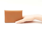 Hermes Calvi Duo Card Case In Gold Epsom Leather Fw0526wzxdu