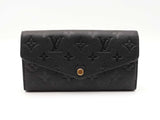 Louis Vuitton Sarah Wallet In Black Monogram Empreinte Leather Fw0326ozxdu