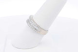 0.64ctw Diamond Ring In 14k White Gold 3.2 Grams Size 7 Eb0225oorsa