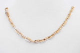 18k Two Tone Gold Mariner Link Chain Necklace 10.5 Grams 24 Inch Eb0726eoxsa
