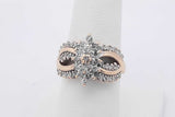 0.56cttw Diamond Ring In 14k Yellow Gold 6 Grams Size 6.75 Eb0726wrxsa
