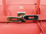 Hermes Birkin 30 Rose Jaipur Pink Epsom Palladium Handbag Do0825llrxzde