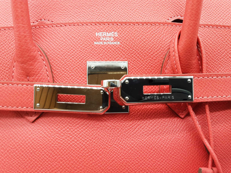 Hermes Birkin 30 Rose Jaipur Pink Epsom Palladium Handbag Do0825llrxzde