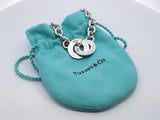 Tiffany & Co. Interlocking Circles 925 Necklace 38.3g 15.5 Inches Fw0426lzxdu