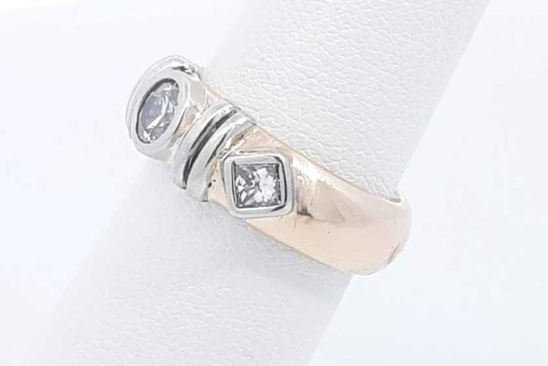 0.5ctw Diamond Band Ring In 14k Yellow Gold 8.7 Grams Size 5.5 Eb0325pxzsa