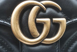 Gucci Chevron Quilted Marmont Matelasse Top Handle Bag Eb0626rxzsa