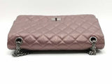 Chanel Quilted Aged Calskin Reissue 2.55 Double Flap Purple Handbag Aa0926orzxsa