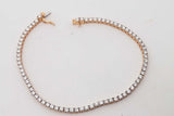 2.88cttw Lab Grown Diamond Tennis Bracelet In 14k Yellow Gold 5.5g Eb0826llxzsa