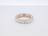 4.34 Cttw Lab-grown Diamond & 14k Yellow Gold Ring 2.4 Gram Size 6.5 Fw0725ecrdu