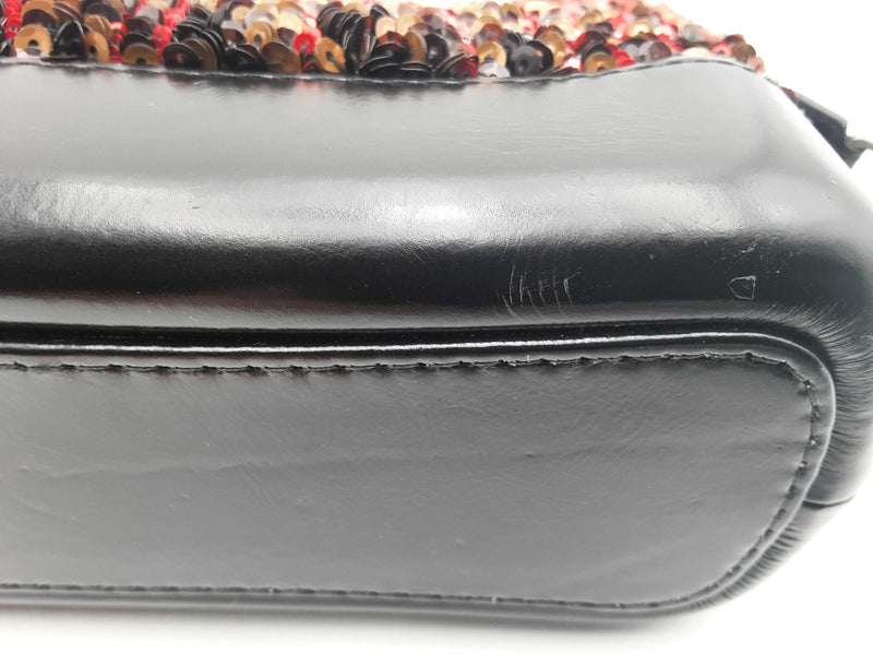 Chanel Small Sequin Gabrielle Bag Black Aa0825ozcrsa