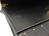Michael Kors Greenwich Small Studded Crossbody In Black Leather Fw0826izdu