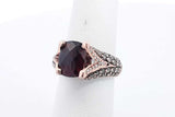 Le Vian Garnet & Diamond Ring In 14k Rose Gold 8 Grams Size 6.5 Eb0924rxzsa