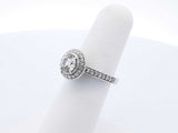 1.0 Ctw Diamond & 14k White Gold Engagement Ring 6.5 Grams Size 5.5 Fw0525lwxzdu