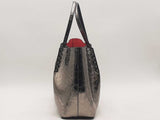 Christian Louboutin Cabarock Small Croc Embossed Leather Tote Silver Aa1225rxzsa