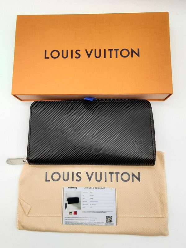 Louis Vuitton Black Epi Leather Zipper Wallet Do0125orxde