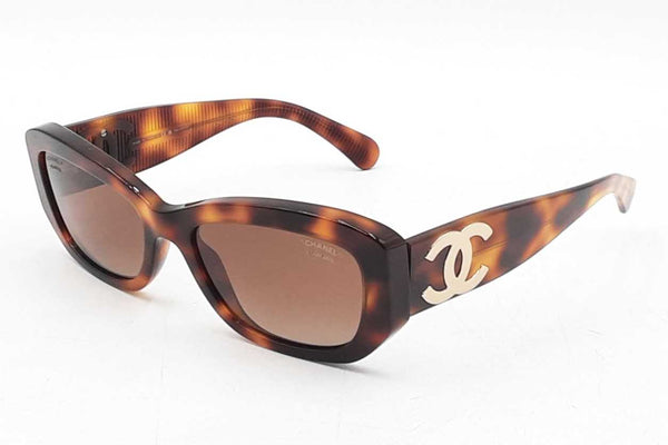 Chanel 5493 Rectangle Tortoise Sunglasses Eb1125lrxdu