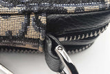 Christian Dior Oblique Jacquard Double Zip Pouch With Strap Eb0326ixzsa