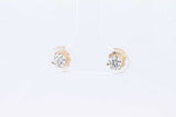 0.50ctw Lab Grown Diamond Stud Earrings In 14k Yellow Gold 0.6 Grams Eb0225lorsa