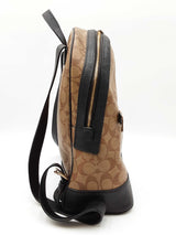 Coach Kenley Backpack In Signature Coated Canvas & Black Saffiano Leather Fw00925lzxdu