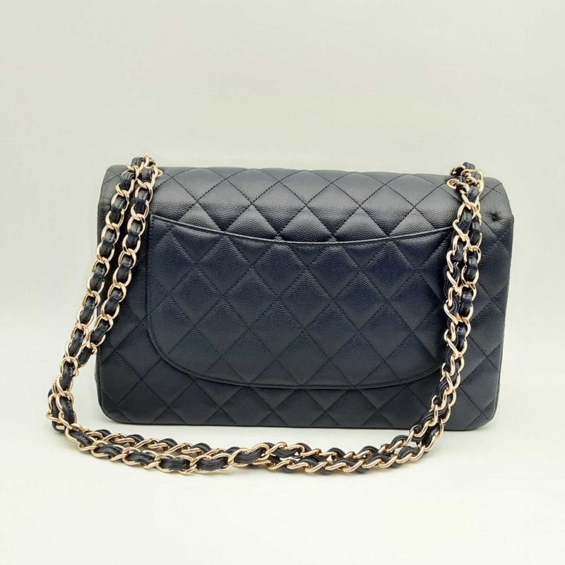 Chanel Caviar Quilted Double Flap Hs0624ixzxsa