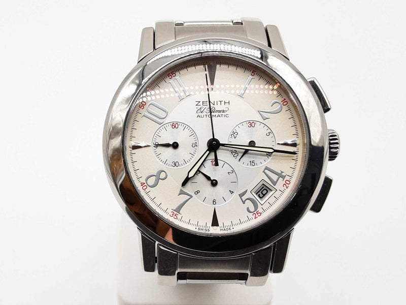Zenith 40 Port Royal V El Primero White Dial Steel Automatic Watch Do0524ozxzde