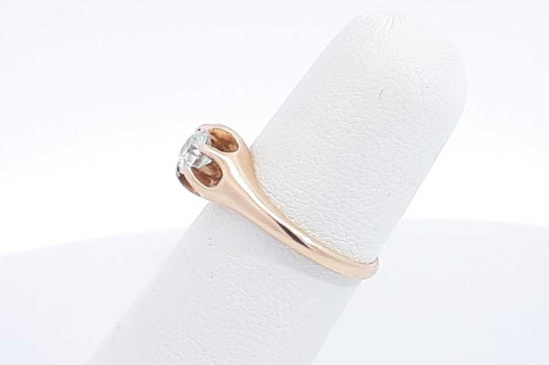 0.25ctw Diamond Ring In 14k Yellow Gold 3.8 Grams Size 4.5 Eb0425lixsa
