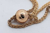 14k Yellow Gold Bar Bolo Bracelet 3.5 Grams Eb0826lcxsa