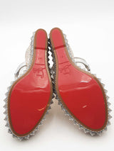 Christian Louboutin Pira Ryad Liege Laser Wavy Wedges Size 41 Eb0126lrxsa