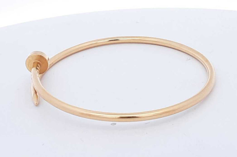 Cartier Juste Un Clou 18k Yellow Gold Bracelet 9.9 Grams Size 18 Eb0824olxzsa