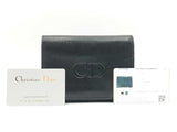 Christian Dior Black Leather Wallet Fw0225lrxdu