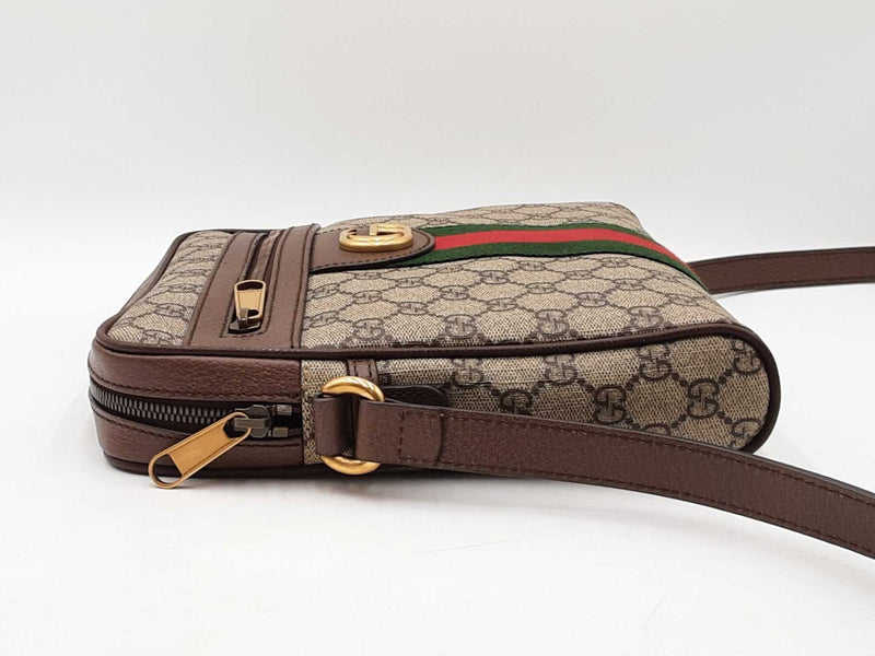 Gucci Ophidia Messenger Bag In Gg Supreme Monogram Web Canvas Fw0925pwxdu
