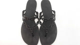 Hermes Island Black Sandal Size 9 Sd1026ozxdu