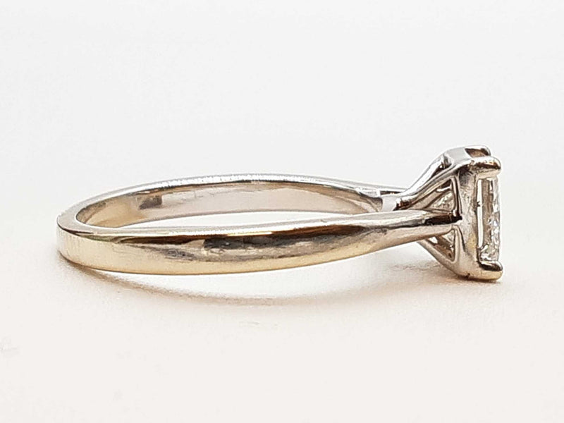 1.0 Cttw Diamond 14k White Gold 3.5g Ring Size 7 Do1224sxzde