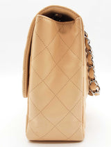 Chanel Classic Single Flap Jumbo Beige Quilted Leather Shoulder Bag Do0125rxzxde