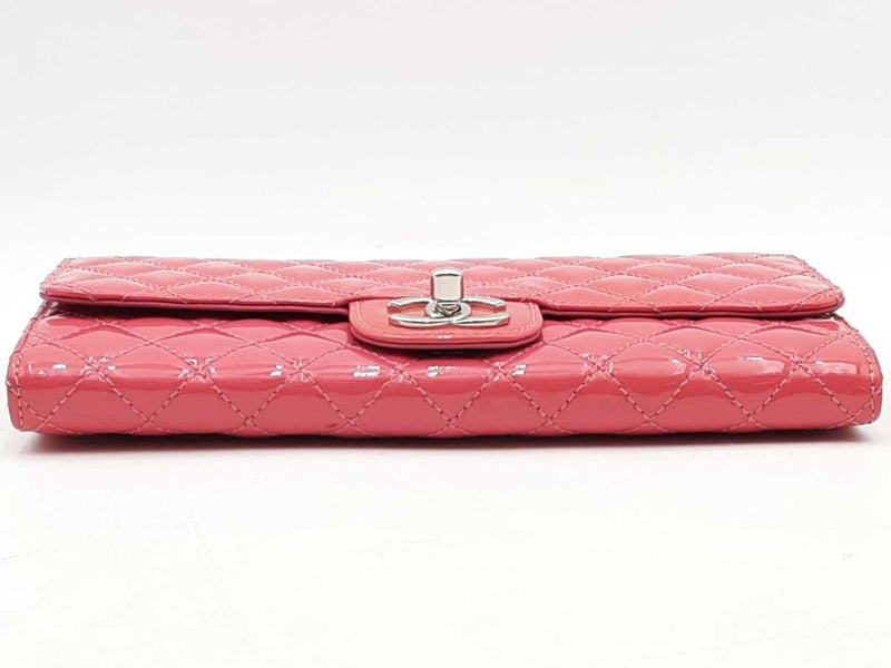 Chanel Patent Calfskin Quilted Flap Clutch With Chain Aa0625exzsa
