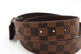 Louis Vuitton Damier Ebene Belt With Lv Inital Buckle Size 95/38 Eb0526lrxsa