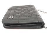 Chanel Black Soft Quilted Leather Flap Shoulder Bag Do1125exzde